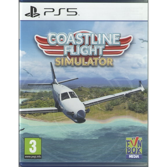 Coastline Flight Simulator Video Game - PlayStation 5