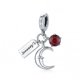 thumbnail image 2 of Colgante de plata esterlina DIY con piedra natal de enero TUNC Sencillez, 2 of 5