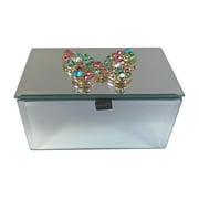 Way To Celebrate Mother’s Day Glass Butterfly Trinket Box