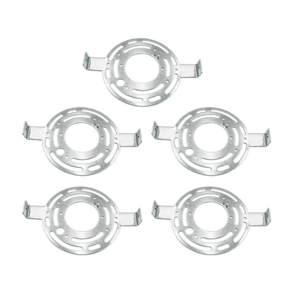 oshhni 5 Pieces Light Fixture Mounting Bracket Round for Wall Lamp Mount Wall Light 135 mm