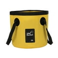 thumbnail image 2 of Contenedor de cubo de agua plegable Zulema lavabo de campamento amarillo, 2 of 8