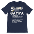 thumbnail image 3 of Funny 5 Things Grandpa Gampa  Shirt Crazy Gift Idea, 3 of 8