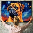 thumbnail image 6 of Bullmastiff Dog Canvas Van Gogh Starry Night Wall Art Gifts Canvas Wall Art Frame Music Artist Customized Canvas Framed Photo Art Work For The Bedroom(Gifts For Dog Lover ), 6 of 6