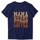 thumbnail image 1 of Camiseta de Cuello Redondo Impresa Del Día de la Madre para las Mujeres, Camiseta Casual de Manga Corta para la Primavera Y el Verano, 1 of 3