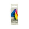 Numeral 4 Tie Dye Birthday Pick Candle (Available in a pack of 24)