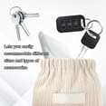 thumbnail image 3 of Bolsa De Almacenamiento Organizador elástico de pana para corbatas de pelo, bonita bolsa de maquillaje de viaje para mujeres y niñas Likrtyny Para estrenar, 3 of 6