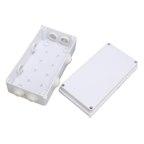 Electrical Junction Box, Waterproof 200x100x70mm Well Sealed Electrical Enclosure Excellent Insulation IP65  for Residential Wiring