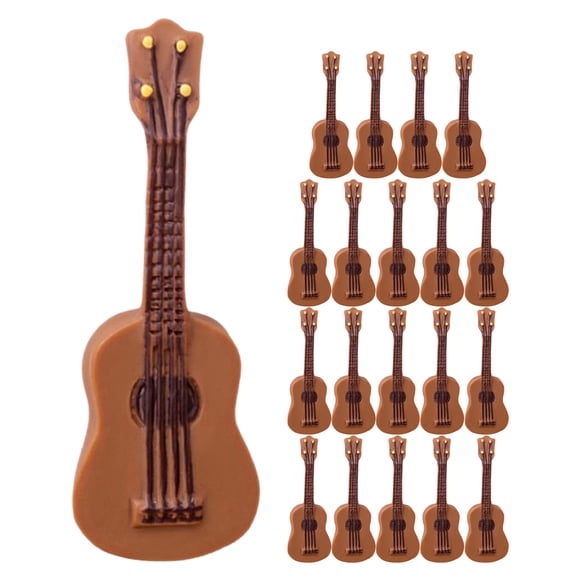 25 guitarras en miniatura, modelos pequeños de guitarra, instrumentos musicales para el hogar.