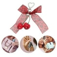 thumbnail image 4 of Unique Bargains 1 Pc Fashionable Leopard Print Bow Handbag Charm Decorative Keychain Red, 4 of 6