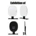thumbnail image 4 of Led Wall Mounted Makeup Mirror With Storage Shelf Hook Bathroom Mirror Glass Anti Fog Shaving Grooming Design For Home Bathroom Vanity Organization, 4 of 6