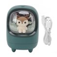 thumbnail image 2 of Humidificador pequeño humecta la piel humidificadores de escritorio USB silenciosos y fragantes luz nocturna recargable de 350ml para dormitorio ANGGREK Otros, 2 of 8