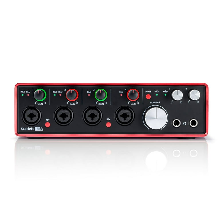 DTM・DAW Focusrite Scarlett 18i8 Focusrite Scarlett 18i8 (3rd Gen) | 18x8 USB Audio Interface