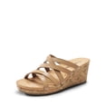 thumbnail image 1 of Sandalia DREAM PAIRS SDPW2419W Nude Cuña Cómoda Talle 9.5, 1 of 7