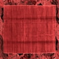 thumbnail image 1 of Ahgly Company Indoor Square Abstract Red Modern Area Rugs, 4' Square, 1 of 4