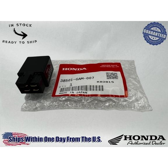 Honda Genuine OEM Authentic Starter Relay 38501-GAM-007