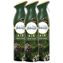 Febreze Air Freshener Odor Fighting Spray, Winter Spruce Pine Scent, Limited Edition, 8.8 oz. Pack of 3