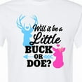 thumbnail image 4 of Inktastic Gender Reveal Will It Be a Little Buck or Doe? T-Shirt, 4 of 5