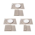 thumbnail image 5 of Naiovety Manteles individuales de estilo Simple, vajilla lavable, mantel Individual con aislamiento térmico, cubiertos, posavasos para bebidas, Mostrada, 5 of 5