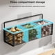 thumbnail image 4 of ¡Ahorros de verano de AJKSFHIU! Cesta para almacenar cebolla, jengibre y ajo, organizador para ducha, estante colgante para condimentos, escurridor, organizador de cocina, soporte para esponja, acero, 4 of 8