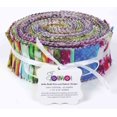 thumbnail image 4 of Soimoi 40Pcs Tie Dye Print Cotton Precut Fabrics For Quilting Craft Strips 2.5x42inches Jelly Roll - Multicolor, 4 of 7