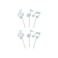 thumbnail image 4 of Pack Of 1 Music Cake Toppers Colorful Eighth Note Cupcake Insert For Themed Parties Paper Food Safe Decoration, 4 of 11