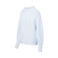 thumbnail image 2 of MV Sport W23109 Genevieve Raw Edge Crew-Arctic Blue - 874-S, 2 of 3