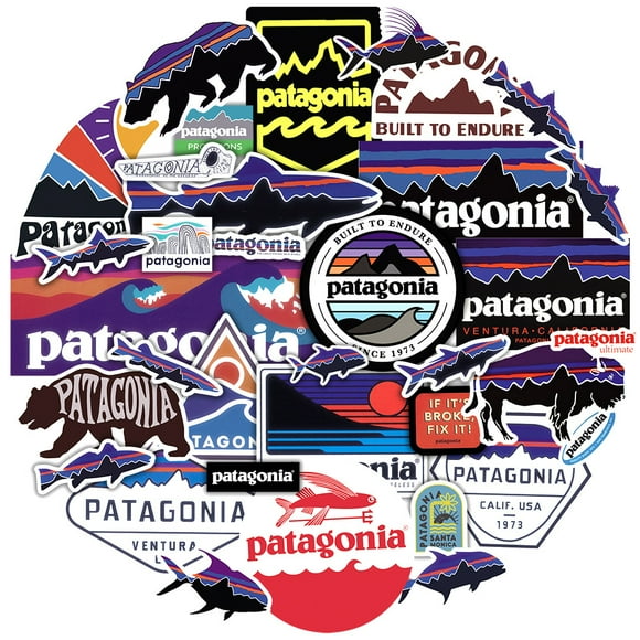 Paquete de pegatinas Patagonias Outdoor Anime, vinilo impermeable, 36 unidades