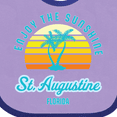 thumbnail image 4 of Inktastic Summer Enjoy the Sunshine St. Augustine Florida in Blue Boys or Girls Baby Bib, 4 of 4