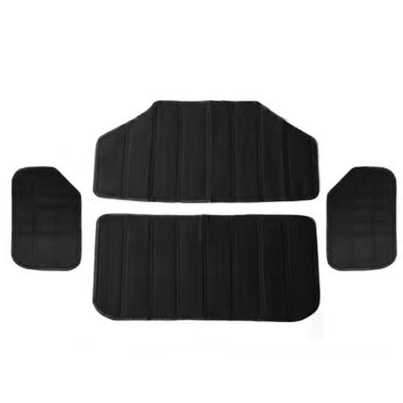 Car Roof Hardtop Insulation Pad, Heat & Sound Deadening Noise Insulation Pad For Jeep Wrangler JK 4Door 20122017, AllWeather Thermal Insulation Mat For Car Roof Hardtop-2012-2017-4set