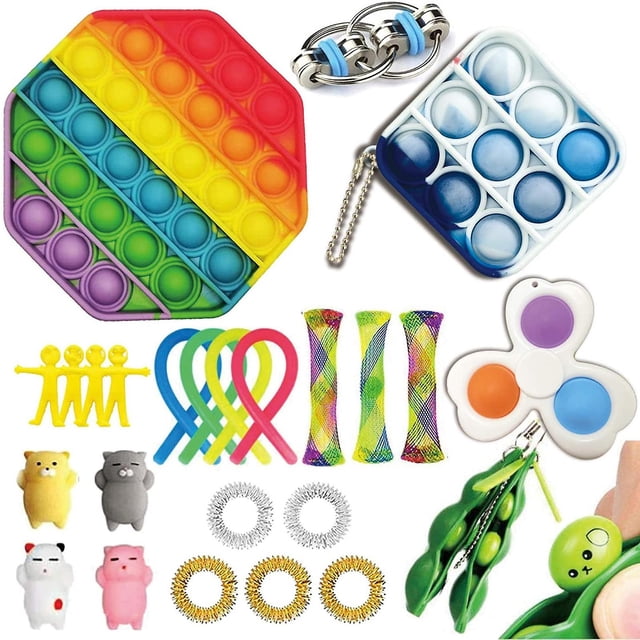 Juguete sensorial Push Bubble Fidget para aliviar el estrés del autismo