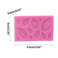 thumbnail image 2 of Vikakiooze Leaf Silicone Mold,Leaf Shape Resin Mold for Fall Harvest Thanksgiving Halloween DIY Leaf Decor,Maple Leaf Fondant Mold for Cupcake Chocolate Candy, 2 of 5