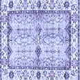 thumbnail image 1 of Ahgly Company Indoor Square Abstract Blue Modern Area Rugs, 4' Square, 1 of 4
