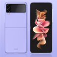 thumbnail image 2 of Maoww Frosted Phone Case Compatible for Samsung Z FLIP 3 Anti-fingerprint Protective Cover All-Inclusive Fold Cover Shell Purple, 2 of 9