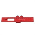 thumbnail image 3 of UNTERING T Track Ruler Woodworking Ruler Pocket Ruler Metal Slide Rule Inch & Metric T Type Scribing Ruler Square Ruler, 3 of 7