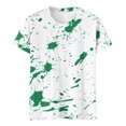 thumbnail image 6 of gbyLJF Summer Shirts for Women 2024 Womens Summer Tops Short Sleeve Blouse for Women Womens Summer Top Green L, 6 of 6