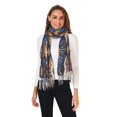 thumbnail image 2 of FORMRS Womens Scarf Winter Soft Long Big Warm Shawls Wrap Tassel Scarves, Art Geometric Pattern, 2 of 9
