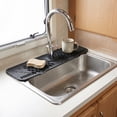 thumbnail image 5 of Unique Bargains Faucet Mat for Kitchen Sink Splash Guard Sink Area Mat Black, 5 of 7
