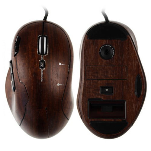 Skinomi Mouse Protector Skin Dark Wood Full Body Cover for Logitech G500 - Walmart.com