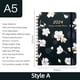 thumbnail image 1 of Teissuly 2024 Personalized Weekly And Monthly Planner Flower Schedule English Diary Teissuly WER202312137155, 1 of 3