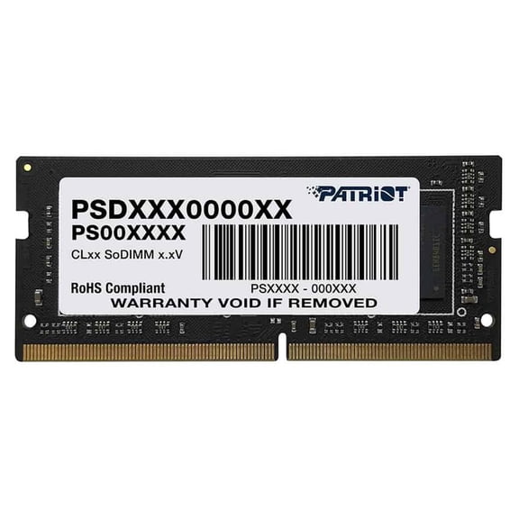 Patriot Signature Line DDR4 16GB (1x16GB) 2666MHz CL19 SODIMM Laptop/Notebook Memory Module