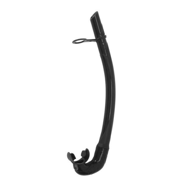Tube de Plongée en Apnée Humide 38cm L Forme Embout en Silicone Pliable pour la Formation de Plongée en Piscine et en Eau Libre