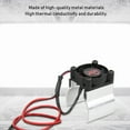 thumbnail image 1 of Tbest RC Car Heat Sink,Aluminum Alloy 540/545/550 Motor Heat Sink Radiator With Single Cooling Fan For 1/10 RC Hobby Model Car,1/10 RC Radiator, 1 of 8