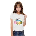 thumbnail image 5 of Annhoo Toddler Easter Tops Unisex Cotton Crewneck Print Graphic Boys Girls Short Sleeve Shirts Casual Clothes, 5 of 8