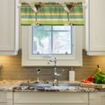 thumbnail image 2 of Yayeee Kitchen Valance Rod Pocket 54" x 18" Living Room Window Curtain, Colorful Martini, 2 of 6