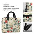 thumbnail image 4 of FORMRS 16" Laptop Bag Carrying Sleeve Case with Handle Travel Shoulder Briefcase, Small Strawberry Pattern, 4 of 8