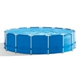 thumbnail image 4 of Intex Metal Frame 15' x 48" Round Above Ground Pool and Maintenance Kit, 4 of 12