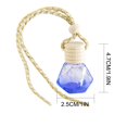 thumbnail image 3 of CxhicLuv Car Aromatherapy Bottle, Hangable Fragrance Vial Refillable, Cute, Versatile – Ideal for Car Interiors, Homes Fragrance Lovers, Drivers, Blue, 3 of 4