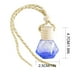 thumbnail image 3 of Difusor de perfume colgante para coche, frasco de vidrio colorido, vacío, recargable, con aceite de aromaterapia y fragancias., 3 of 4