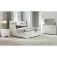 thumbnail image 5 of Global Furniture USA Jordyn White Wood Full Storage Bed with LED Headboard, 5 of 5