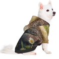 thumbnail image 2 of Fotbe Daisy Sleeping Sloth Sudadera con Estampado para Perros Pequeños – Suéter con Capucha para Mascotas, Tela Suave de Forro Polar con Bolsillo-Large, 2 of 7